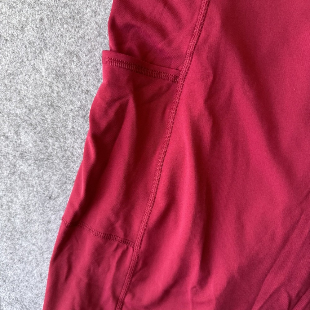 90 Degree by Reflex Courtside Utility Bra Dress Beet Red Womens M NWT - Picture 5 of 14